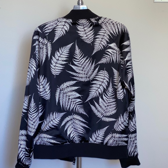 Reversible Palm Leaf Bomber Jacket - Picture 2 of 4